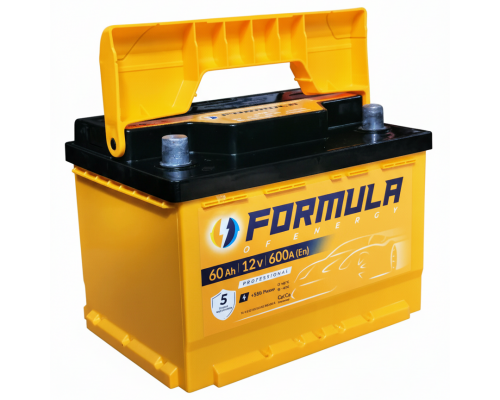 Акумулятор автомобільний 6CT-60 FORMULA Professional 60Ah-12V (242х175х175), (+ зліва), EN600