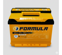 Акумулятор автомобільний 6CT-60 FORMULA 60Ah-12V (242х175х190), (+ ліворуч), EN580