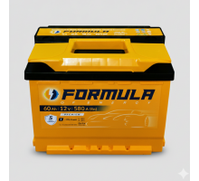 Акумулятор автомобільний 6CT-60 FORMULA 60Ah-12V (242х175х190), (+ ліворуч), EN580