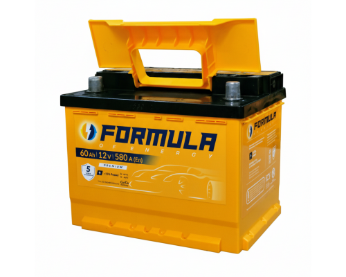Акумулятор автомобільний 6CT-60 FORMULA 60Ah-12V (242х175х190), (+ ліворуч), EN580
