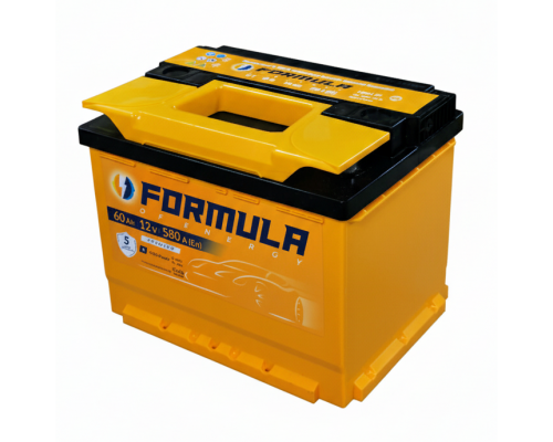 Акумулятор автомобільний 6CT-60 FORMULA 60Ah-12V (242х175х190), (+ праворуч), EN580
