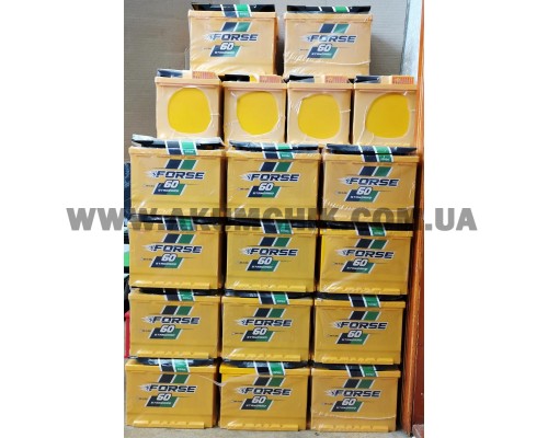 Акумулятор автомобільний Forse Standard 60Ah-12V (242х175х190), L, EN580