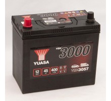 Аккумулятор автомобильный 45Ah-12v Yuasa YBX3057 Asia (238х129х223), L, EN400