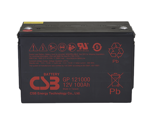 Акумуляторна батарея CSB GP121000, 12V 100Ah (343х168х215(220) мм)
