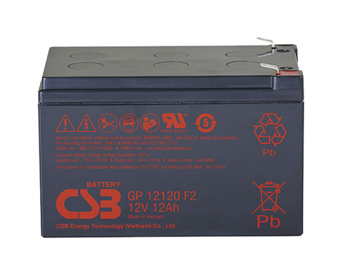 Акумуляторна батарея CSB GP12120F2, 12V 12Ah (151х98х100мм)