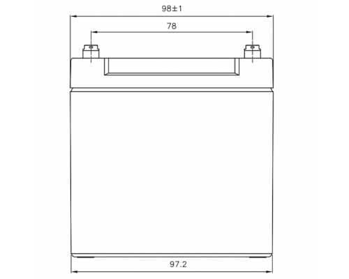 Акумуляторна батарея CSB GP12120F2, 12V 12Ah (151х98х100мм)