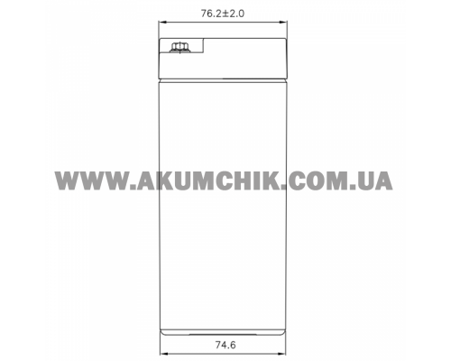 Аккумуляторная батарея CSB GP12200, 12V 20Ah (181х77х167 мм)
