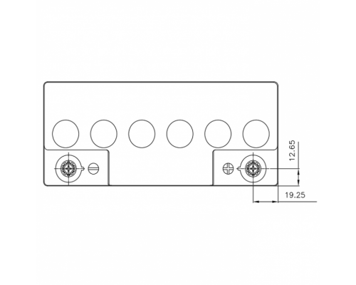 Акумуляторна батарея CSB GP12200, 12V 20Ah (181х77х167 мм)