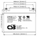 Акумуляторна батарея CSB GP12260, 12V 26Ah (166х175х125 мм)
