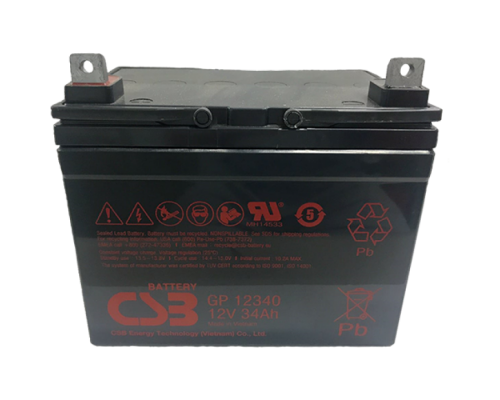Акумуляторна батарея CSB GP12340, 12V 34Ah (195х130х155 мм)