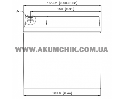 Акумуляторна батарея CSB GP12400, 12V 40Ah (197х167х170 мм)