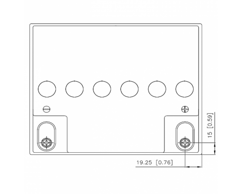 Акумуляторна батарея CSB GP12400, 12V 40Ah (197х167х170 мм)