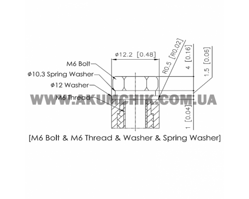 Акумуляторна батарея CSB GP12400, 12V 40Ah (197х167х170 мм)