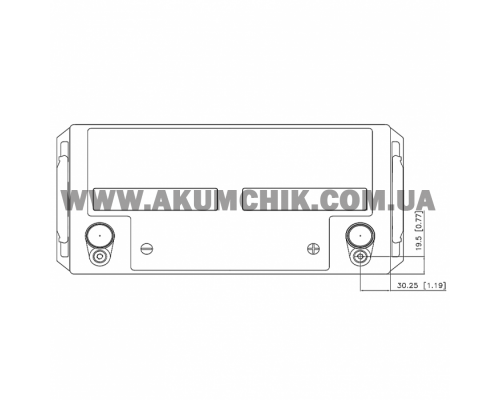 Акумуляторна батарея CSB GP12650, 12V 65Ah (350х166х174 мм)