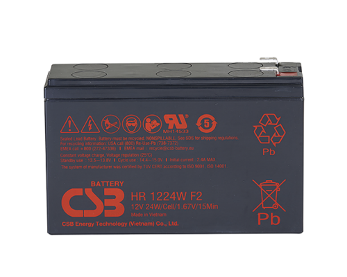 Акумуляторна батарея CSB HR1224WF2, 12V 6.5Ah (151*54*94)
