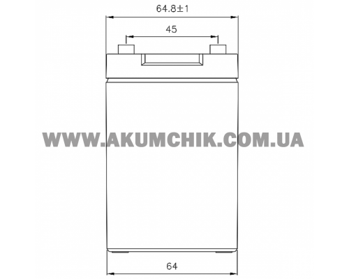 Акумуляторна батарея CSB HR1234WF2, 12V 9Ah (151х65х101мм)