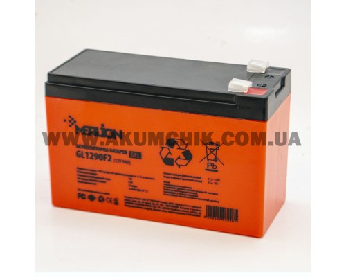 Акумуляторна батарея Merlion GEL GL1290F2, 12V 9Ah (151х65х95(100))