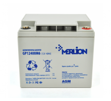 Акумуляторна батарея MERLION AGM GP12400M6 12V 40Ah ( 196 x 165 x 175)