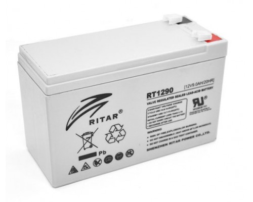 Акумуляторна батарея AGM RITAR RT1290, 12V 9.0Ah ( 151 х 65 х 94 (100) )