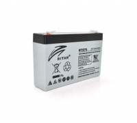 Акумуляторна батарея AGM RITAR RT670, Gray Case, 6V 7Ah ( 151х34х94 (100) )