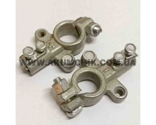 Клеми акумулятора вантажні, латунь, луджені