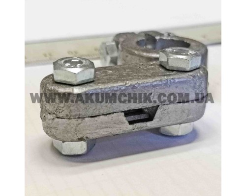 Клеми акумулятора вантажні посилені, свинцеві, комплект
