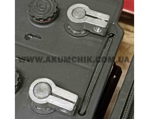 Клеми акумулятора ремонтні вантажні, під болт, (свинець), перехідник