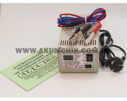 АІДА-10si - автоматичний імпульсний десульфатуючий зарядний пристрій